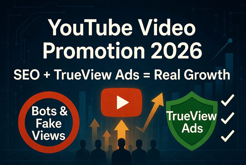 YouTube Video Promotion 2026: The Ultimate SEO + TrueView Ads Strategy for Explosive, Sustainable Growth 4 YouTube Video Promotion 2026: The Ultimate SEO + TrueView Ads Strategy for Explosive, Sustainable Growth 3