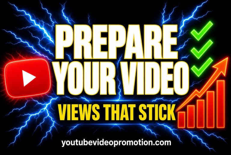How to Prepare Your Video for YouTube Promotion So the Views Actually Stick